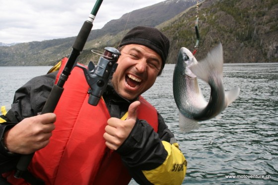 fischen auf dem Lago Steffen